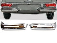 Mercedes W113 Pagode StoßStange Hinten Chrom Set 1138800371 1138800471