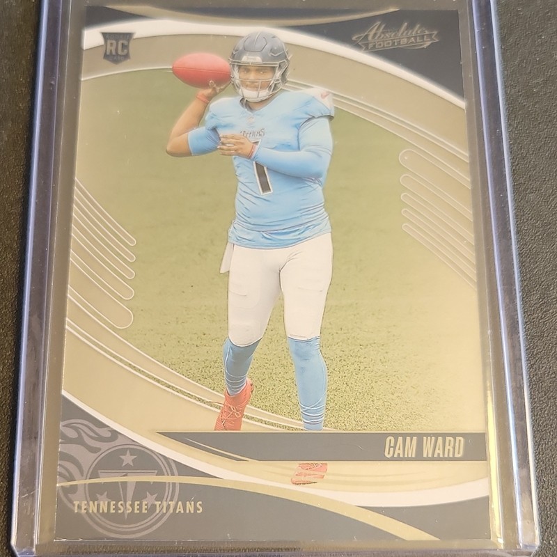 Panini 2025 Absolute Cam Ward Rookie RC Tennessee Titans #111 Football Card