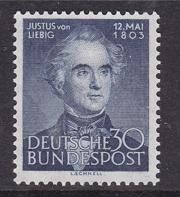 GERMANY/BUND  ^^^^1950's MNH Justus  Von LIEBIG  @ dco1961gee