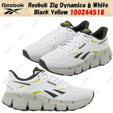 Reebok Zig Dynamica 6 White Black Yellow 100244518 Men's Size