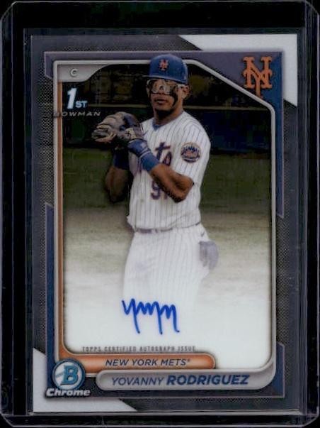 2024 Bowman Chrome #CPA-YR Yovanny Rodriguez Prospect Autographs