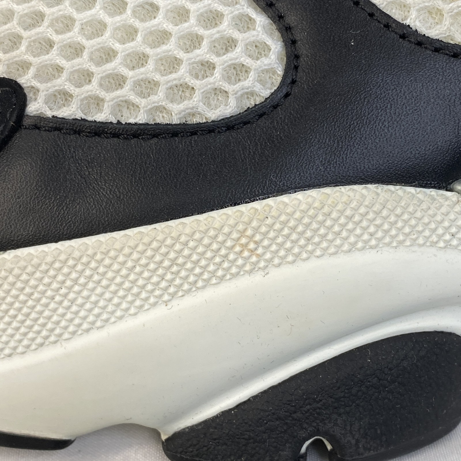 Dior B22 Sneakers Men's US9 EUR42 Mesh White Blue Deep Green Low Top *PREOWNED* thumbnail 15