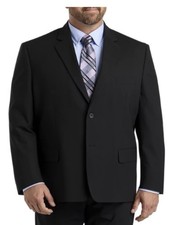 Full Big and Tall 2 piece suit with pants,belt,socks, and shape wear shirt