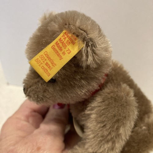 Steiff Mohair Teddybaer mit allen Etiketten und Ohrknopf - Bild 6 von 15