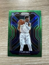 2020-21 Panini Prizm #251 Tyler Bey Green Prizms Dallas Mavericks Rookie