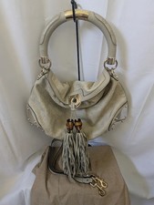 Gucci GG Indy Hobo bambù avorio con nappe Medium