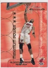 2001-02 FLEER MAXIMUM INSERT ALONZO MOURNING MIAMI HEAT #MX-9 NBA z7227-3