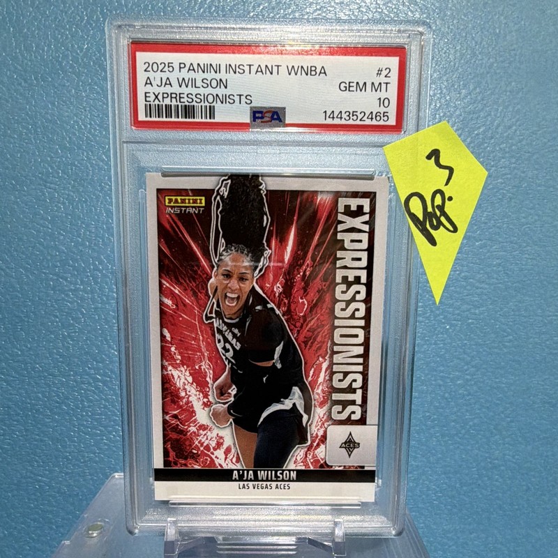 A'ja Wilson Panini 2025 Instant WNBA Expressionists EXP-2 PSA 10 /1669