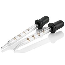 Eye Dropper Calibrated Glass Medicine Droppers for Medications or Essential Oils
