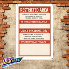 Violators Will Be Prosecuted Funny No Trespassing Tin Metal Sign 8x12