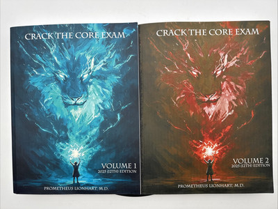 Crack the Core Exam 2025 Vol 1&2 12E Set by Prometheus Lionhart Radiology Boards