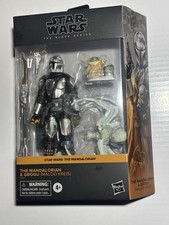 Star Wars 6  Black Series Deluxe THE MANDALORIAN & GROGU MALDO KREIS New Sealed