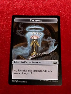 MTG - Streets of New Capenna #14 Token : TREASURE   Unplayed Mint+