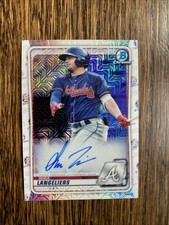 2020 Bowman Mega Box Chrome Mojo Auto Shea Langeliers Rookie ON CARD AUTO
