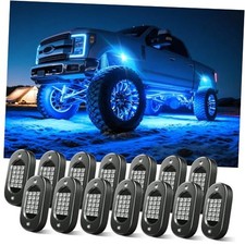 Rock Lights for Trucks 14 pods Truck Rock Lights with Music Mode, 14 Pods RGB