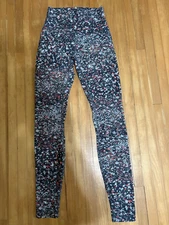 Lululemon Women’s Align Water Blossom Red/Grey/Black Size 4 Pants/Leggings