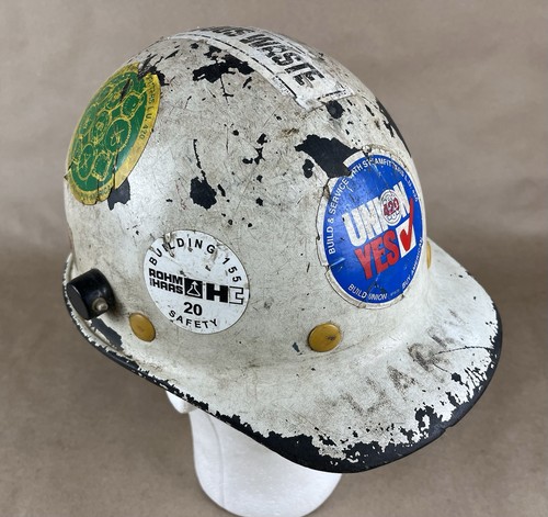 Union Worker Fibre-Metal Hard Hat Steamfitters Union Cooperheat USA Union 420