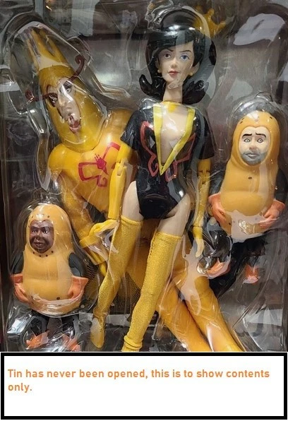 Mego estilo Bif Bang Pow Con Exclusivo Venture Bros sellado Dr. Mrs. Monarch lata Foto 3 de 3