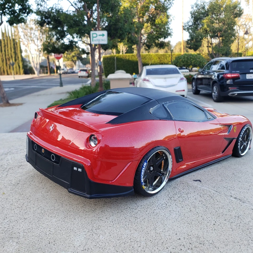 200mm 1/10 Custom Paint FERRARI F599 4Tec2 drift HPI DC10 YD2 MST TT02 Body Only - Image 4 of 4
