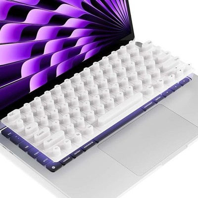 Keyboard Cover for Long Nails Silicone Raised Cover Protector Mac Compatible NEW