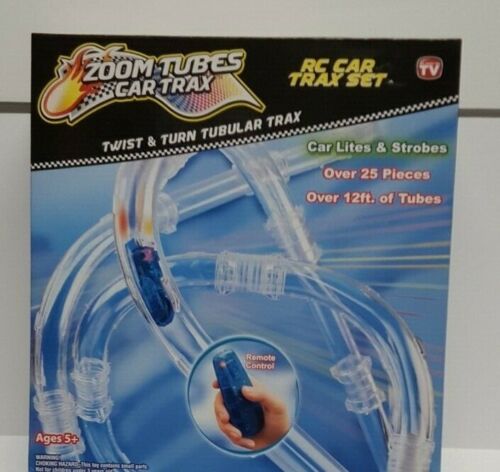 Zoom Tubes Car Trax Over 25 Pieces ,12ft  Of Tubes RC AS SEEN ON TV - Photo 1 sur 5