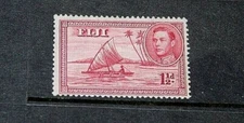FIJI 1938 1/1/2D KING GEORGE ISSUE  FINE M/N/H