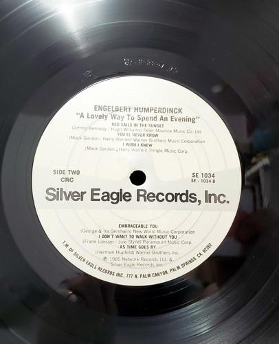 ENGELBERT HUMPERDINCK - A LOVELY WAY TO SPEND AN EVENING Silver 2 VINYL LP NM 🎁 - Picture 4 of 12