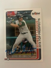 Michael Gettys 2015 Signed Top Prospects Card