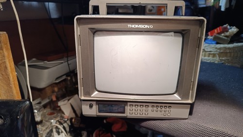 Televisore TV CRT Thomson TF 25 02 Vintage Rare Portatile Con Scart - Imagen 2 de 11