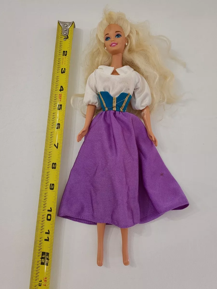 Genuine Disney Mattel Barbie Doll - Blonde Hair Blue Eyes No Clothes  **READ**