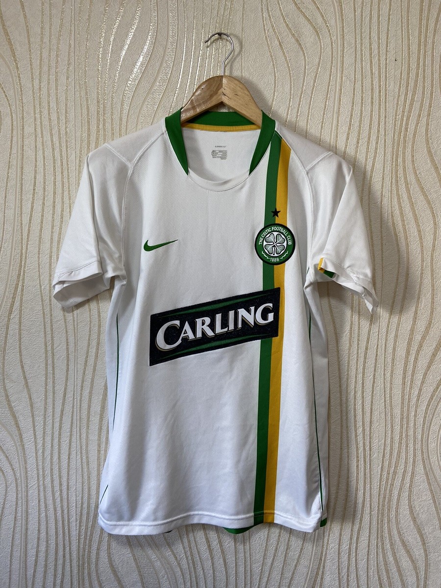 CELTIC 2006 2008 AWAY FOOTBALL SHIRT SOCCER JERSEY NIKE WHITE | eBay