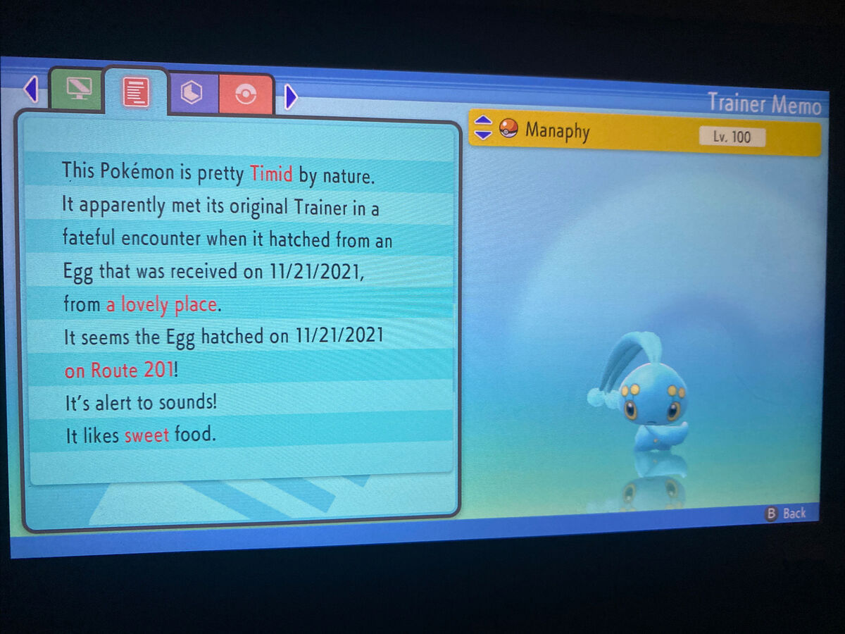 How to get Manaphy Egg and Phione in Pokémon Brilliant Diamond and Shining  Pearl