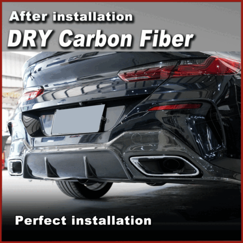 Fit for BMW 8 Series G16 840i M850i M-Sport DRY Carbon Rear Bumper Diffuser Lip - Bild 3 von 14