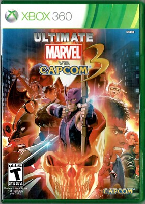 Ultimate Marvel vs Capcom 3 Xbox 360 CIB Cd Rom Has NO Scratches