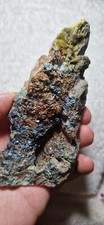 Minerali@ Granato Epidoto Clinocloro Valle Antrona Piemonte 11x6cm Italia Storic