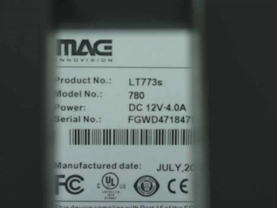 Mag Innovision LT773s 17" Flat Screen Monitor 780 - Scratches on Screen - As Is - Image 3 of 4