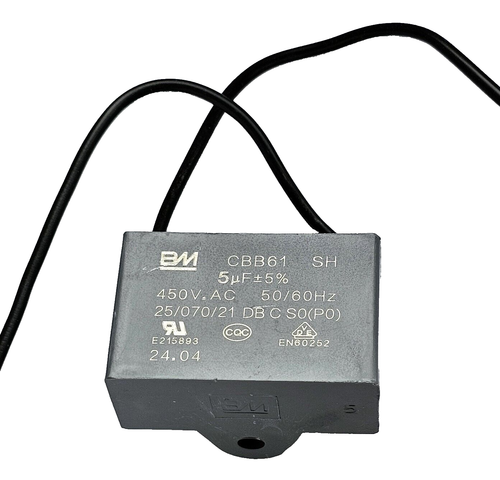 5uF 450V CBB61 BM motor fan start running capacitor UK seller–ref:bw966 - Picture 2 of 3