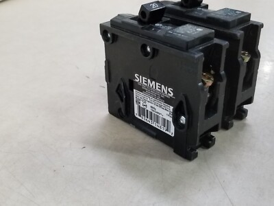 LOT OF 2 - SIEMENS 20A SINGLE POLE CIRCUIT BREAKER TYPE-QP L