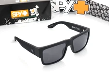 Polarized Spy Cyrus Sunglasses Matte Black Frame Smoke Polarized Lens Open Box