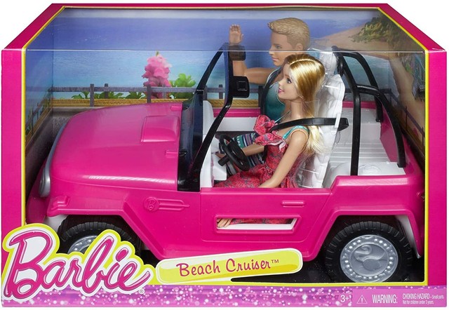 barbie beach cruiser and ken doll