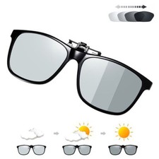 Fishing Polarized Pilot Flip Up Clip-on Sunglasses Photochromic UV400 SunGlasses