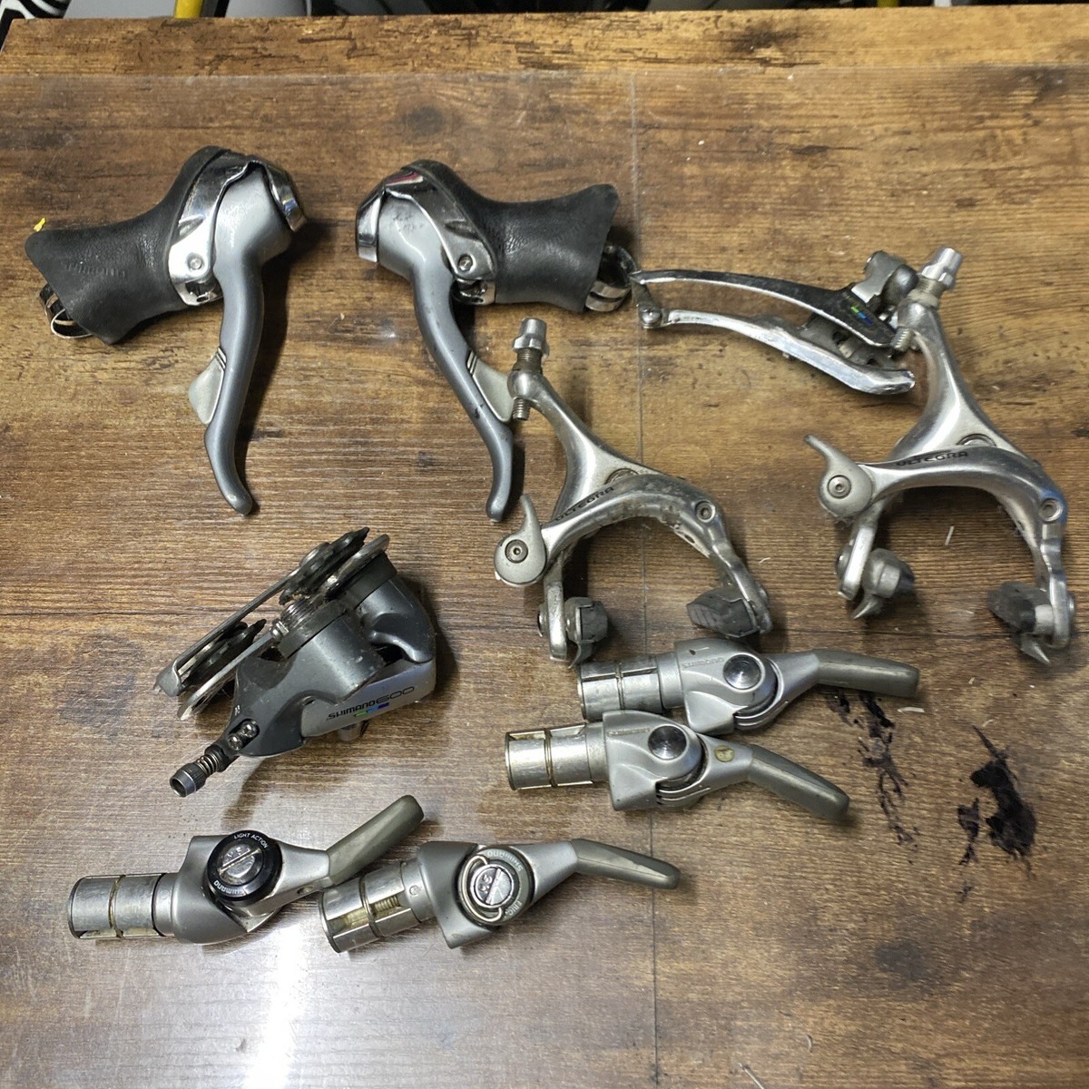 Shimano Ultegra 600 Vintage Road Bike Parts Lot For Parts
