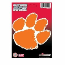 Clemson Tigers 5" x 5" Die-Cut Decal Window, Car or Laptop NEW Rico