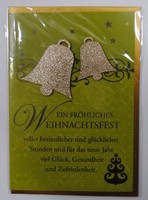 Weihnachtskarte - 3D - Klappkarte Weihnachten - GrußKarten - Frohe Weihnachten