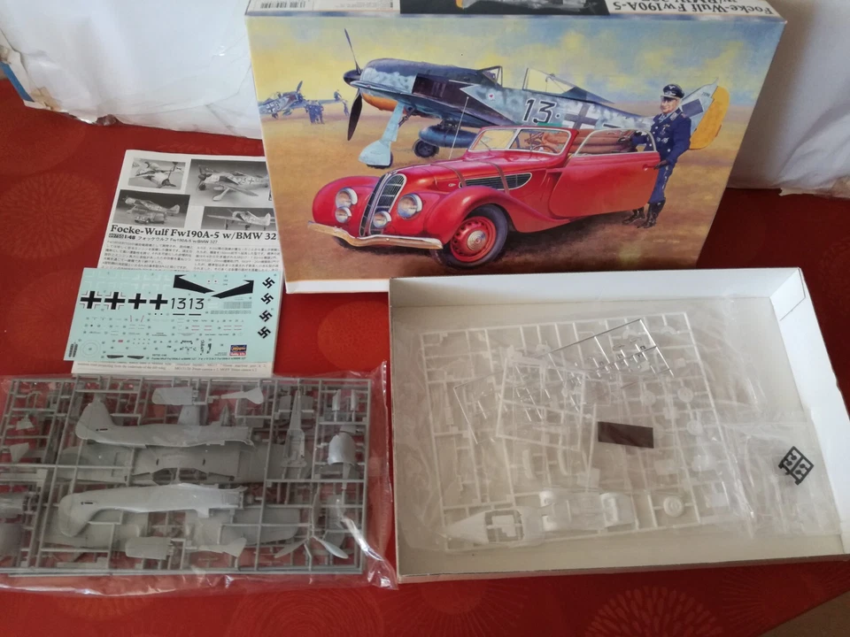 ✅KIT 1/48 Hasegawa 09755 Focke-Wulf Fw190A-5 w/BMW 327 - come nuovo - Immagine 3 di 4