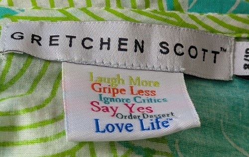 Gretchen Scott Girl 8/10 Cotton Swim Cover Up Elephants Dress Trunk Trunk Goose - Picture 7 of 12