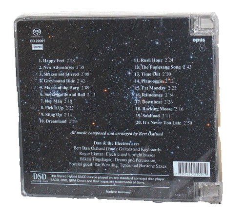 OPUS 3 SACD-22091: DAN & THE ELECTROS, It's Never Too Late - 2009 Germany SEALED - Picture 2 of 2