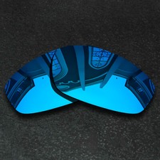US Blue Polarized Replacement Lenses For-Oakley Wiretap XL Sunglasses
