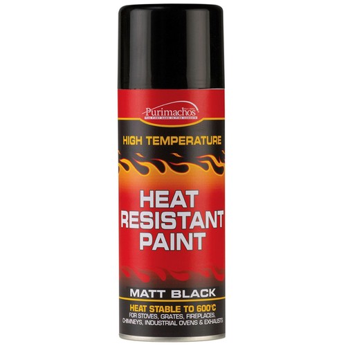High Heat Resistant Black Spray Paint 600 Degree 400ml Stove Fire BBQ Exhausts eBay