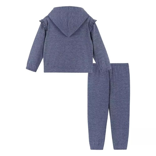 Kids Girls Tracksuit Hooded Bottom Jogging Suit Joggers 2 Piece Andy&Evan - Picture 4 of 5